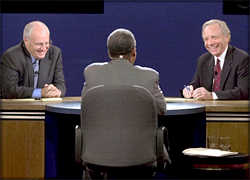 Democratic vice presidential candidate Sen. Joseph Lieberman, D-Conn